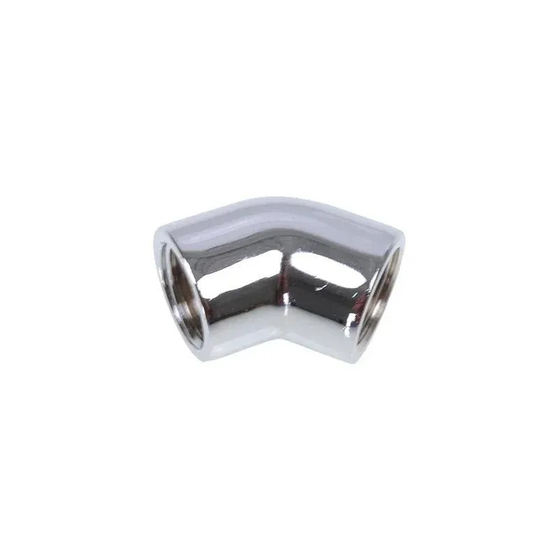 L-конектор Alphacool HF, Вътрешна резба G1/4 - G1/4, 45°, Хром