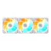 Комплект вентилатори 3-Pack GIGABYTE AORUS EZ CHAIN RVS FAN 120 ICE, 120x120x25mm ARGB