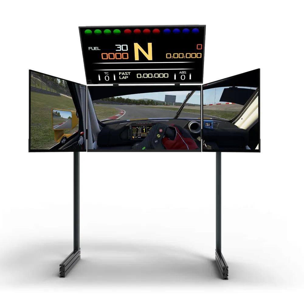 Стойка за монитор Next Level Racing Elite Freestanding Quad Monitor Stand Carbon Grey