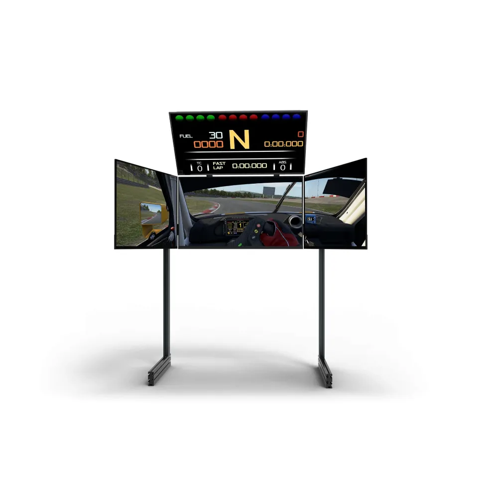 Стойка за монитор Next Level Racing Elite Freestanding Quad Monitor Stand Carbon Grey