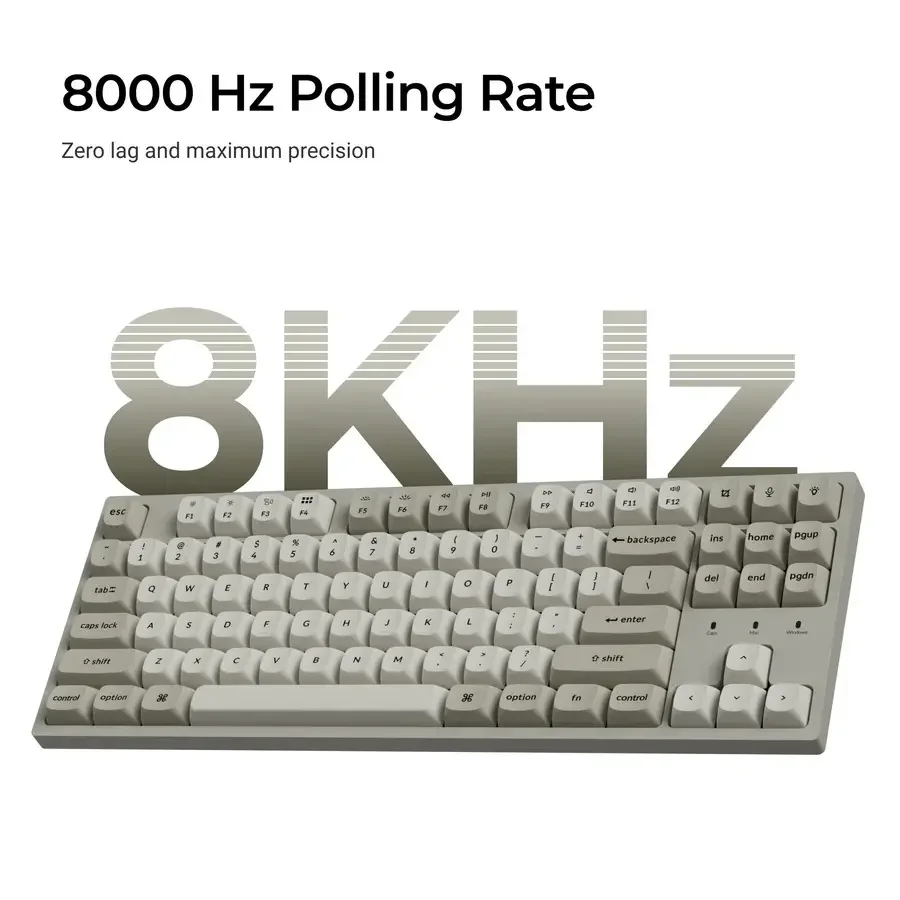 Геймърска Механична клавиатура Keychron C1 Pro 8K QMK - Super Banana Switch