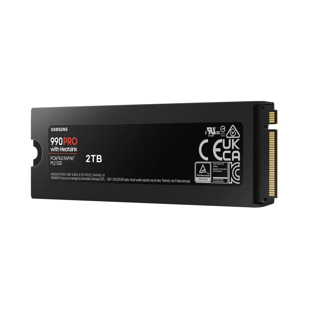 SSD SAMSUNG 990 PRO с Heatsink 2TB, MZ-V9P2T0CW SSD SAMSUNG 990 PRO с Heatsink 2TB, MZ-V9P2T0CW
