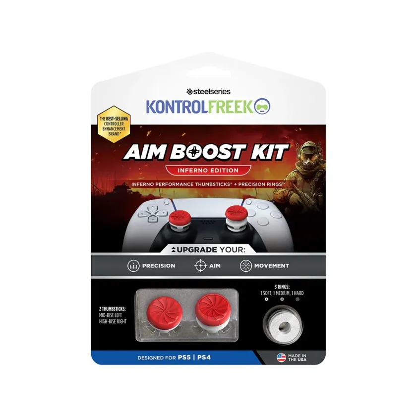 Аксесоар KontrolFreek Aim Boost Kit Inferno Edition PS5 DualSense Аксесоар KontrolFreek Aim Boost Kit Inferno Edition PS5 DualSense