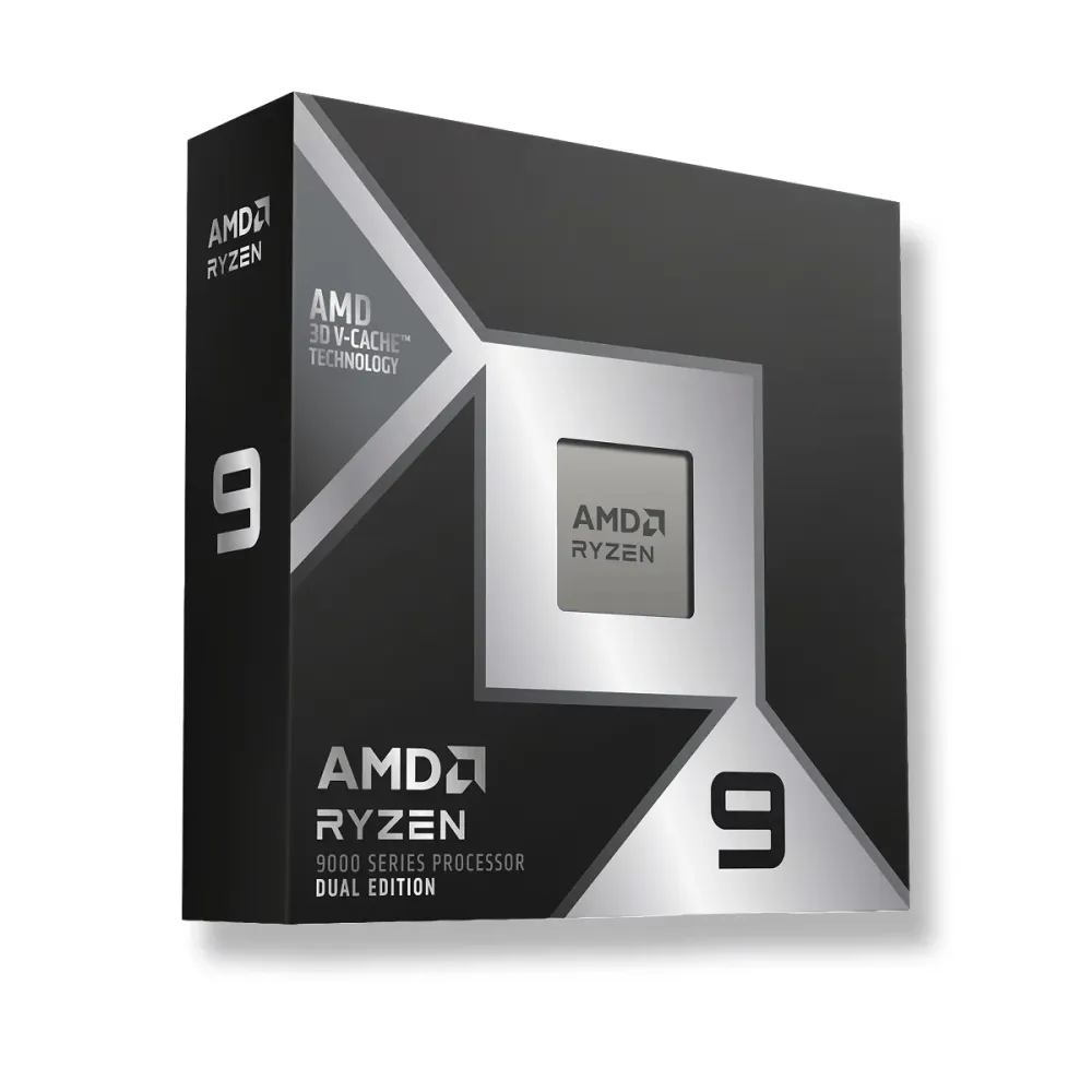 Процесор AMD RYZEN 9 9950X3D2 Dual Edition, 16-Core, 4.3 GHz, 192MB, 200W, AM5, BOX, No Cooler