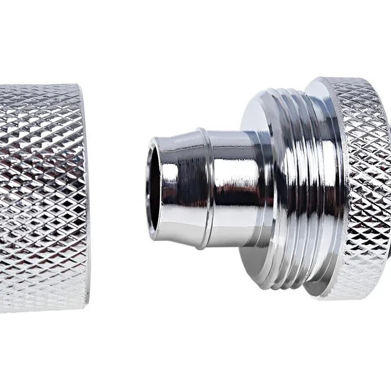 Фитинг Alphacool Eiszapfen, Удължител, 16/10mm, G1/4, Сребрист