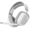 Геймърски слушалки с микрофон Corsair HS80 MAX White безжични и блутут PC/PS5/PS4