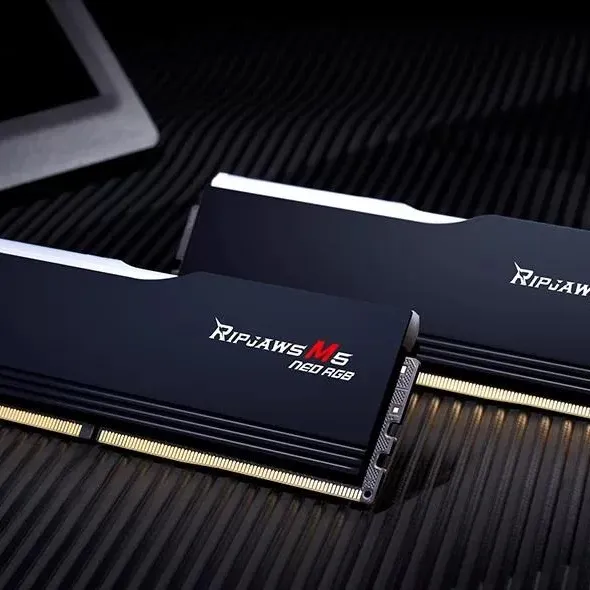 Памет G.SKILL Ripjaws M5 Neo RGB Black 32GB(2x16GB) DDR5-6000