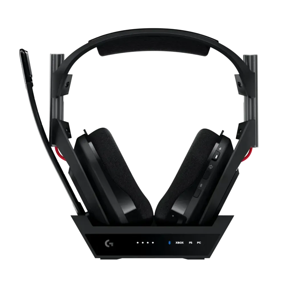 Logitech Astro A50 Lightspeed безжични слушалки с докинг станция, Черни