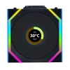 Вентилатори 3бр Lian Li UNI FAN SL Wireless LCD Reverse Blade ARGB PWM - 120 mm Черни