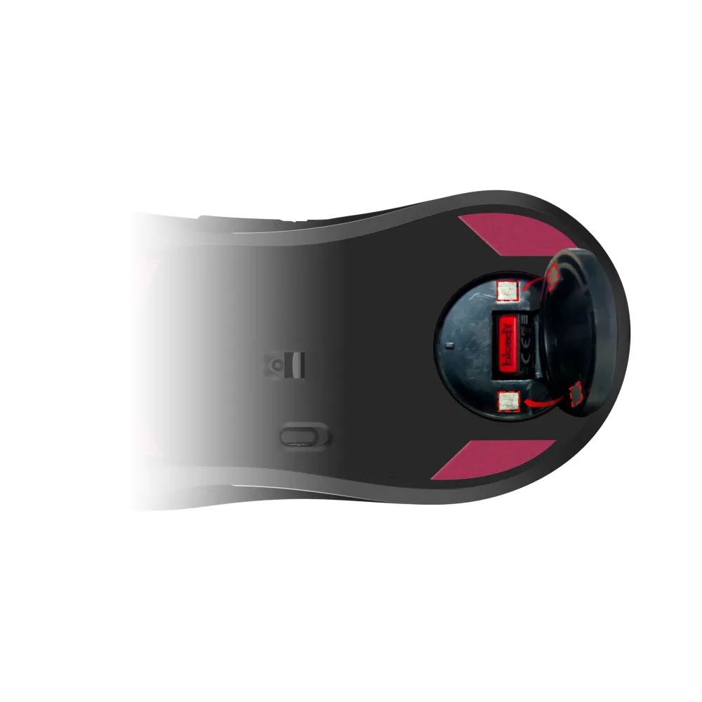 A4tech Bloody R90 Plus Stone black Геймърска безжична оптична мишка