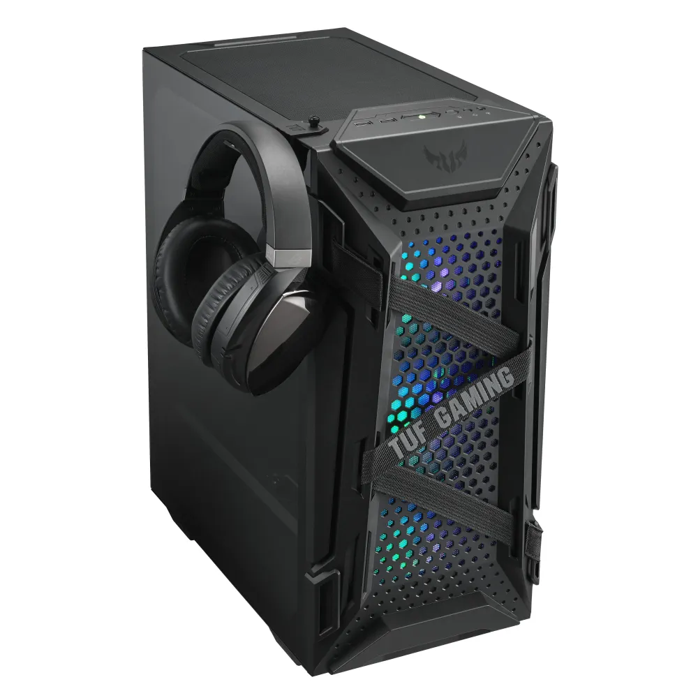 Кутия ASUS TUF Gaming GT301, Mid-Tower, Aura Sync ARGB, Черна Кутия ASUS TUF Gaming GT301, Mid-Tower, Aura Sync ARGB, Черна