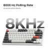 Безжична механичка клавиатура Keychron Q1 Ultra 8K Black - Silk POM Switch Banana