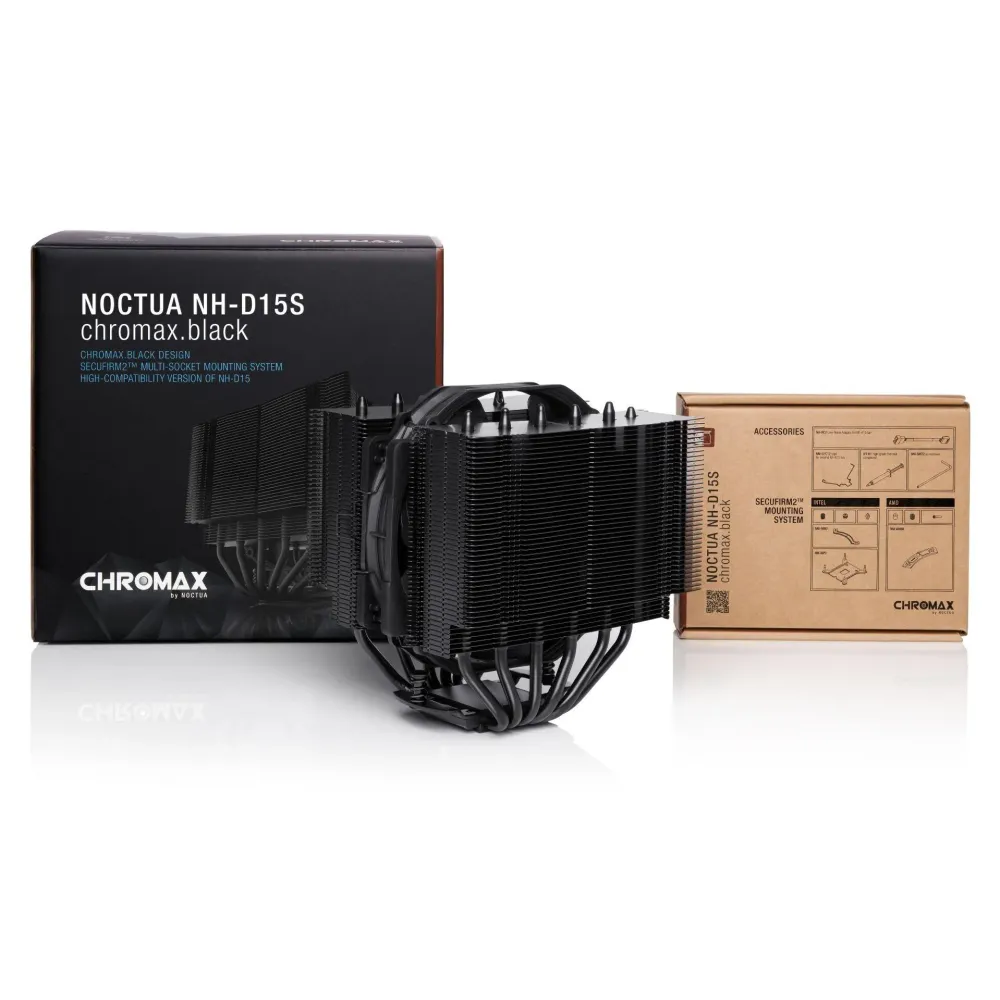 Охладител за процесор Noctua NH-D15S, Chromax.black Охладител за процесор Noctua NH-D15S, Chromax.black