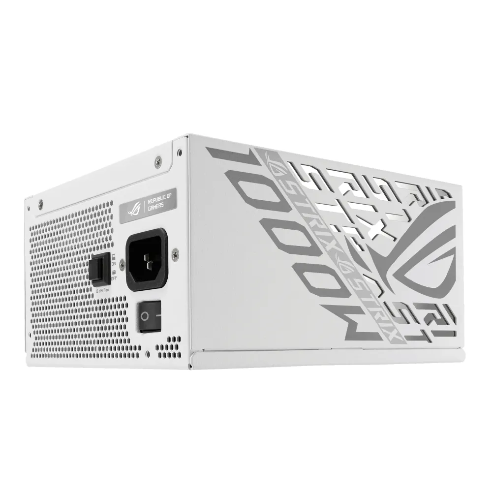 Захранващ блок ASUS ROG STRIX 1000W White Edition, 80+ Platinum PCIe 5.1, Fully Modular