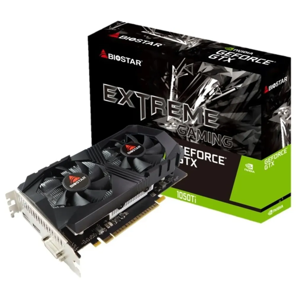 Видео карта BIOSTAR GeForce GTX 1050TI 4GB GDDR5 Видео карта BIOSTAR GeForce GTX 1050TI 4GB GDDR5