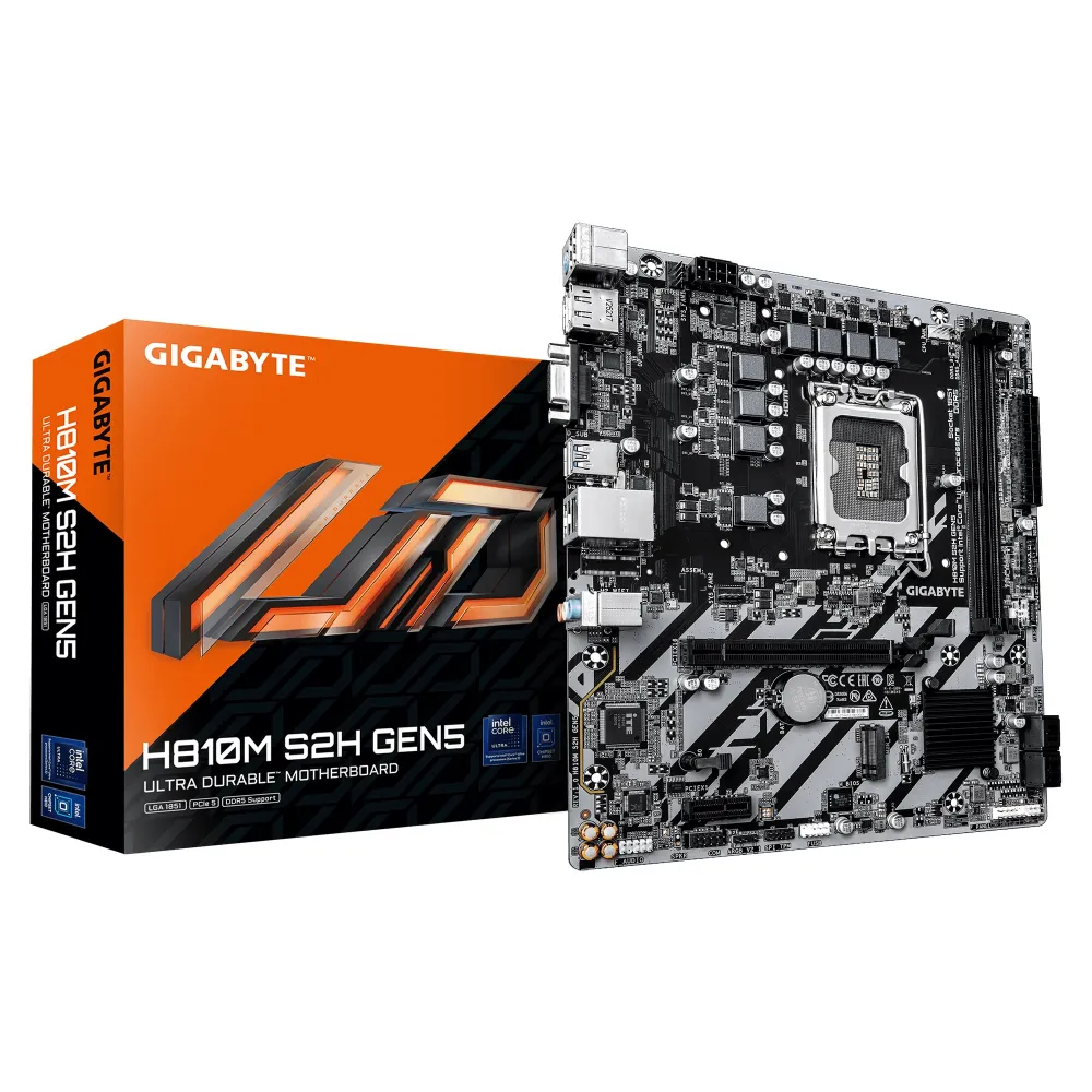 Дънна платка GIGABYTE H810M S2H Gen5, LGA 1851, DDR5