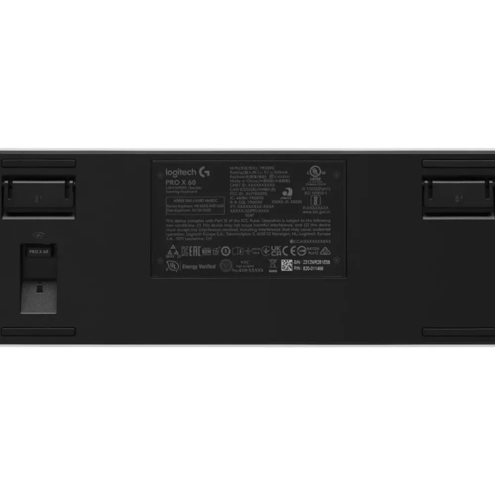 Геймърска клавиатура Logitech Pro X 60 Tactile White