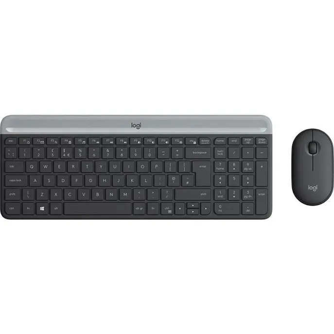 Kомплект безжични клавиатура с мишка Logitech MK470