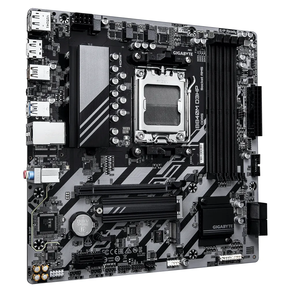 Дънна платка GIGABYTE B840M D3HP socket AM5