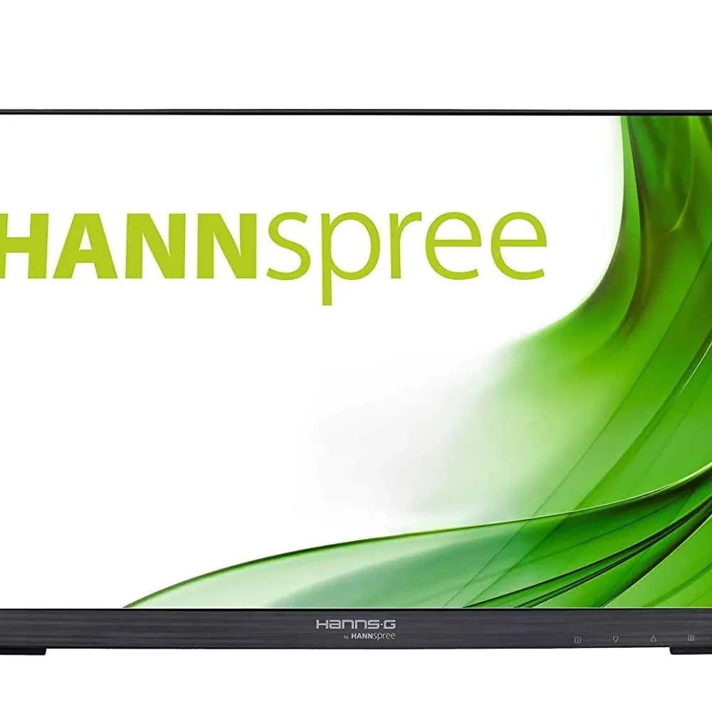 Тъч монитор HANNSPREE HT225HPB, LED, 21.5 inch, Wide, Full HD, Display Port, VGA, HDMI, Черен