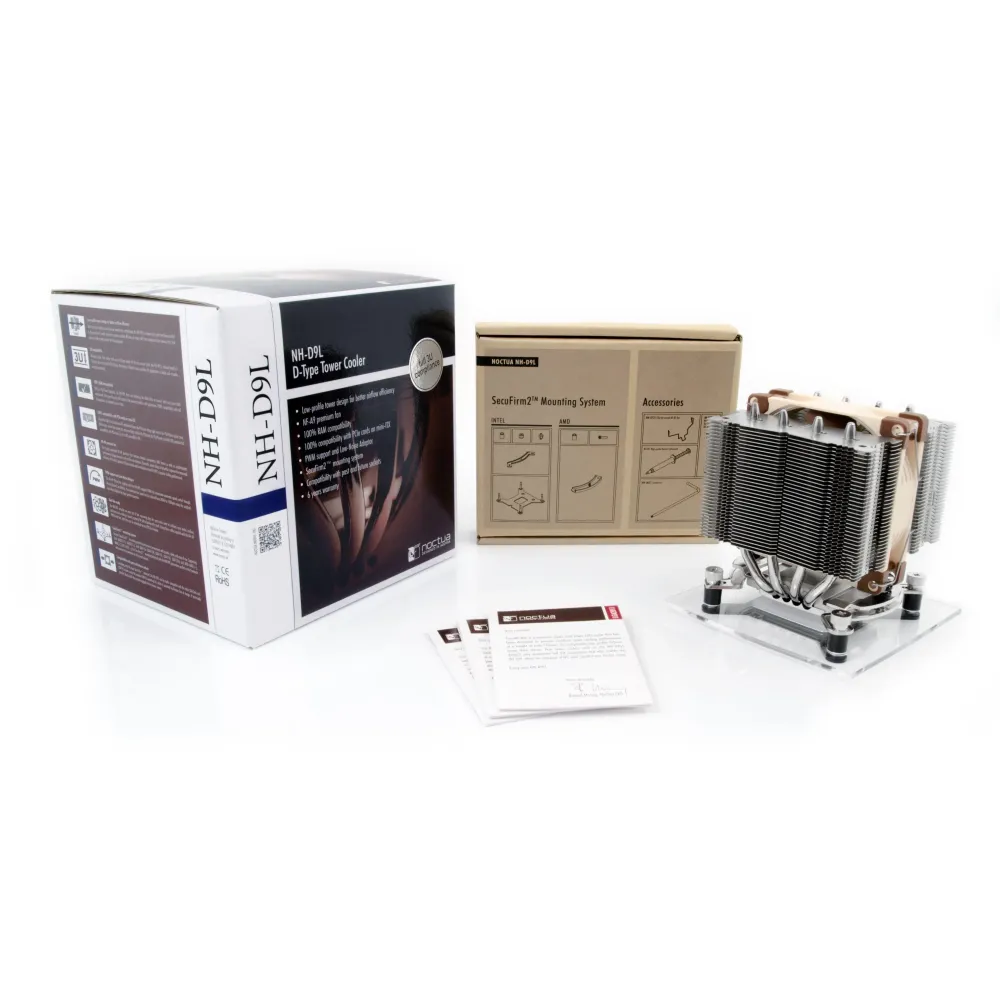 Охладител за процесор Noctua NH-D9L chromax.black - LGA1851/1700/1200/AM5 Охладител за процесор Noctua NH-D9L chromax.black - LGA1851/1700/1200/AM5