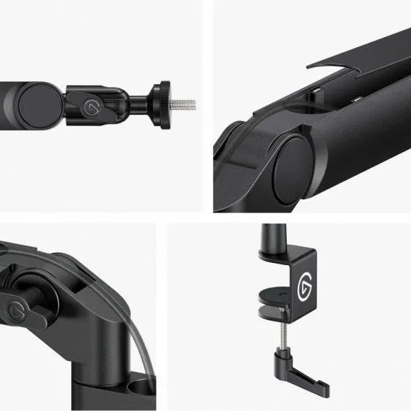 Стойка за микрофон Elgato Wave Mic Arm LP - Черно