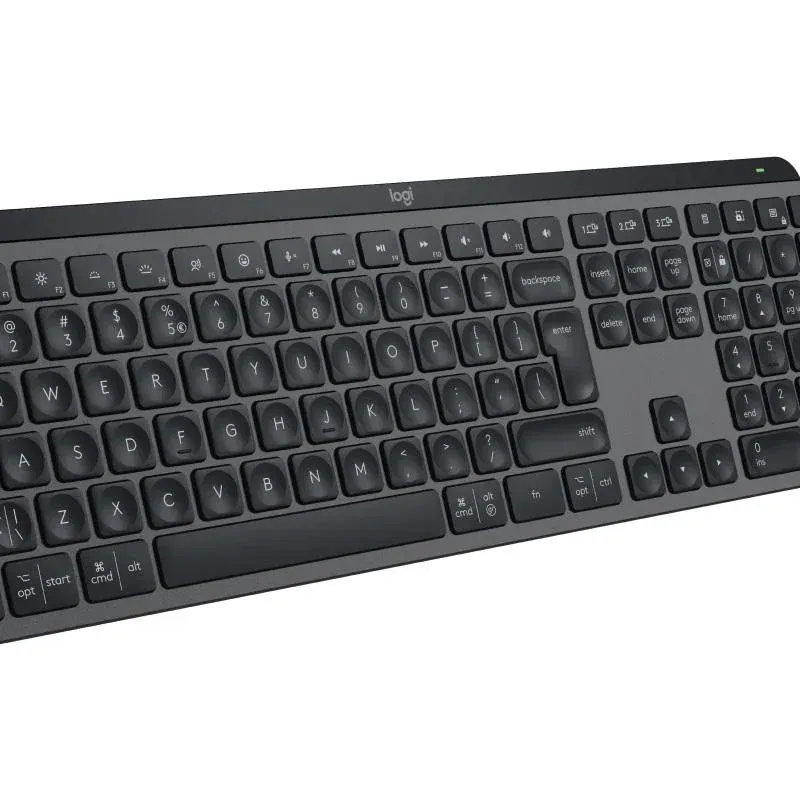 Kлавиатура Logitech MX Keys S, Bluetooth, Illuminated, Черна