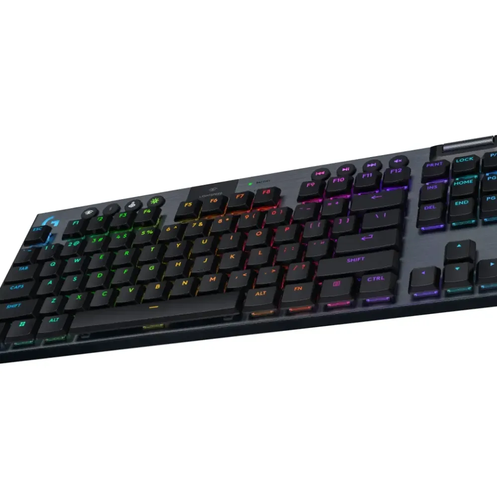 Безжична геймърска механична клавиатура Logitech G915X Lightspeed TKL - Tactile Switch