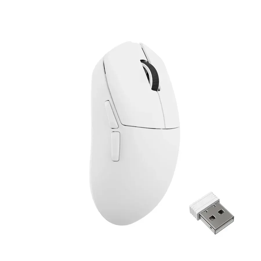 Геймърска Безжична мишка Lemokey G1 8K, Matte White Геймърска Безжична мишка Lemokey G1 8K, Matte White