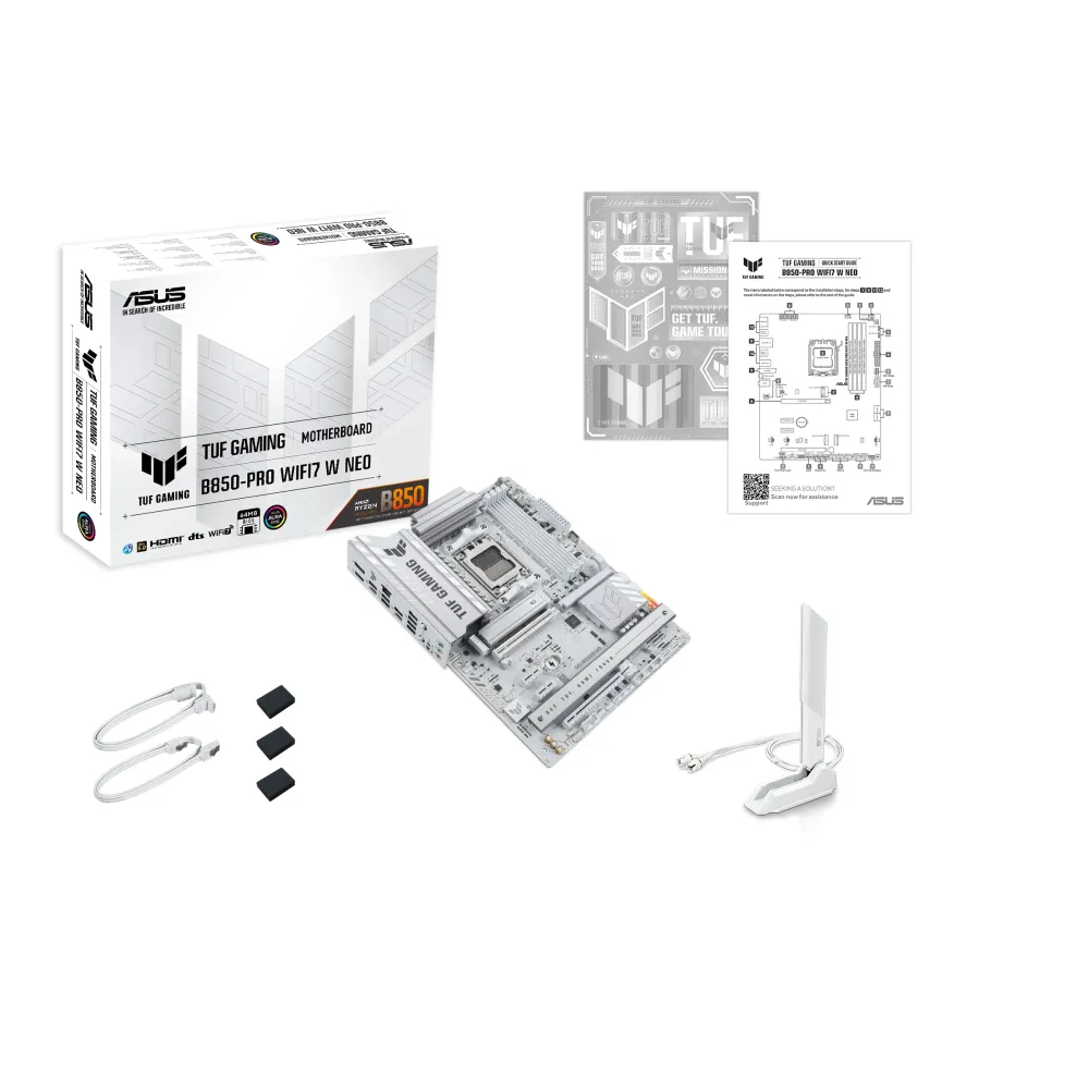Дънна платка ASUS TUF GAMING B850-PRO WIFI7 W NEO socket AM5 Дънна платка ASUS TUF GAMING B850-PRO WIFI7 W NEO socket AM5