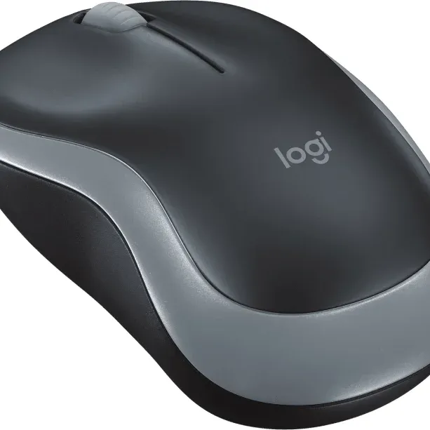 Безжична оптична мишка LOGITECH M185, USB, Сив/Черен Безжична оптична мишка LOGITECH M185, USB, Сив/Черен