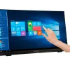 Тъч монитор HANNSPREE HT225HPB, LED, 21.5 inch, Wide, Full HD, Display Port, VGA, HDMI, Черен