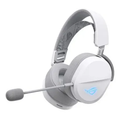 Геймърски безжични слушалки ASUS ROG Pelta White - USB-C, Aura Sync RGB Геймърски безжични слушалки ASUS ROG Pelta White - USB-C, Aura Sync RGB