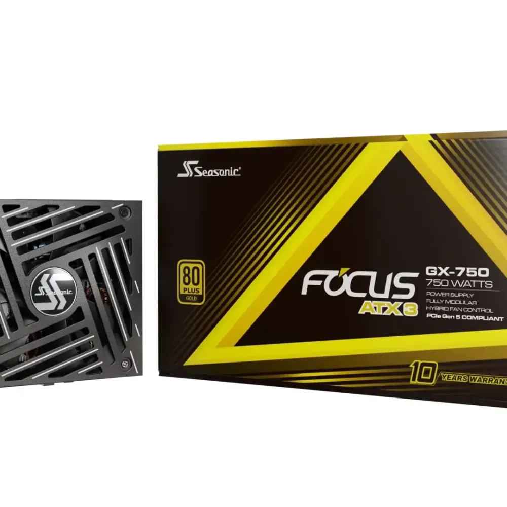 Захранващ блок SEASONIC FOCUS GX-750 (2024) 750W 80+ Gold, Fully Modular