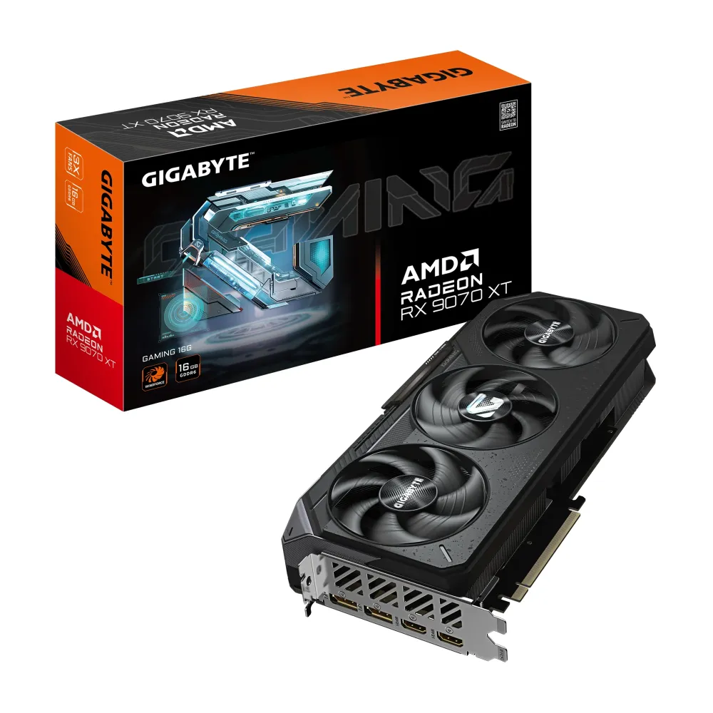 Видео карта GIGABYTE RADEON RX 9070 XT GAMING 16GB GDDR6