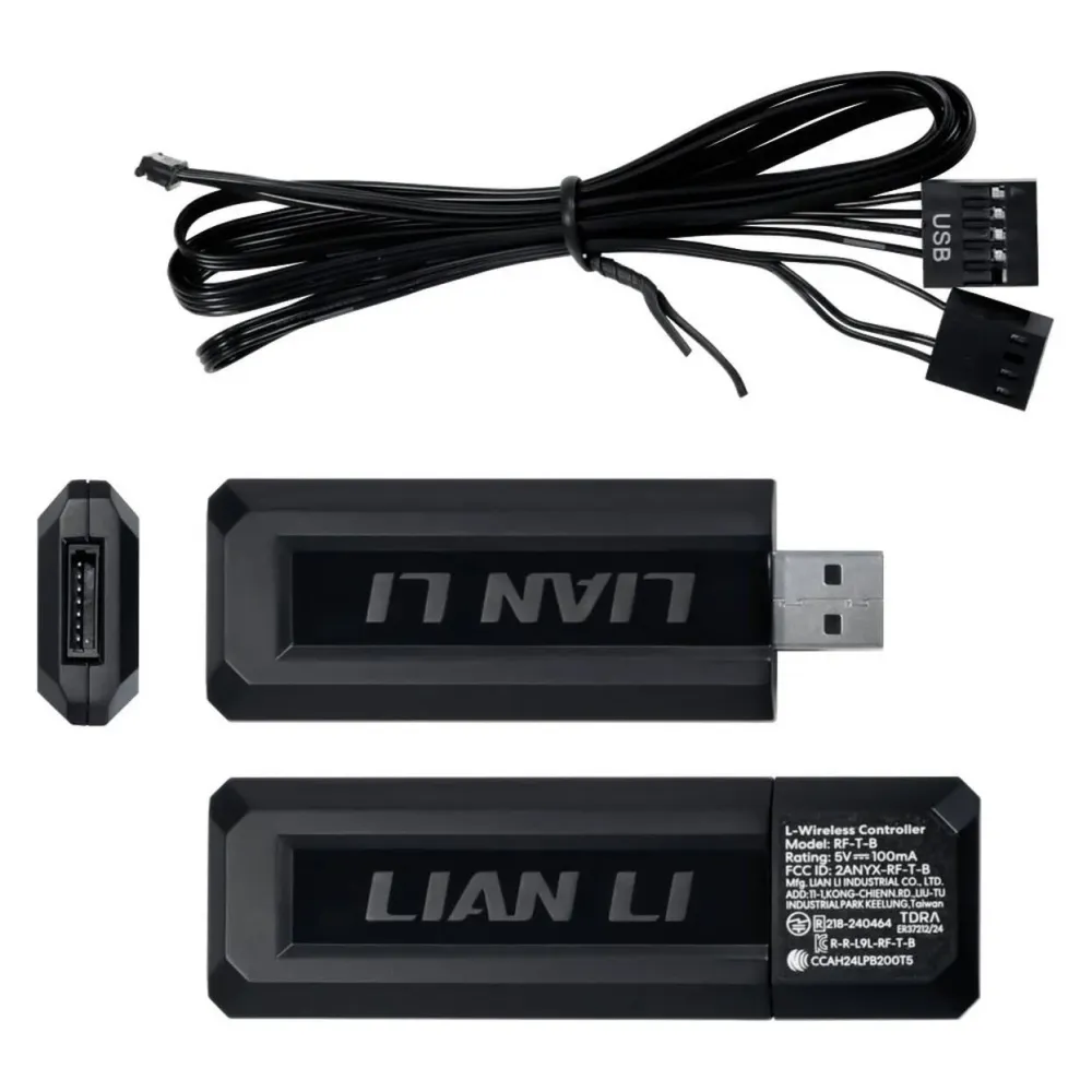 Вентилатори 3бр Lian Li UNI FAN SL-INF Wireless ARGB PWM - 120 mm Черни + Контролер