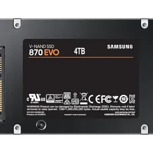 SSD SAMSUNG 870 EVO SATA 2.5”, 4TB, SATA 6 Gb/s, MZ-77E4T0B/EU