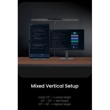 Лампа за четене за монитор BenQ Table ScreenBar Max silver