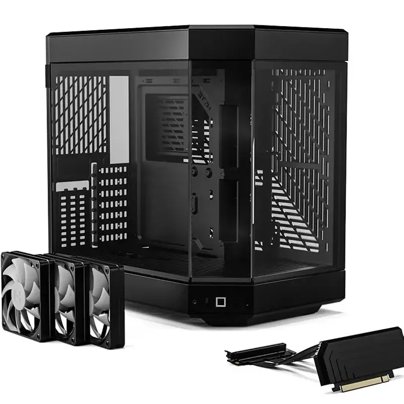 Кутия HYTE Y60 Tempered Glass, Mid-Tower, Черна