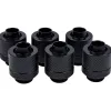 Фитинг Alphacool Eiszapfen, Удължител, 13/10mm, G1/4, Черен мат, 6 броя