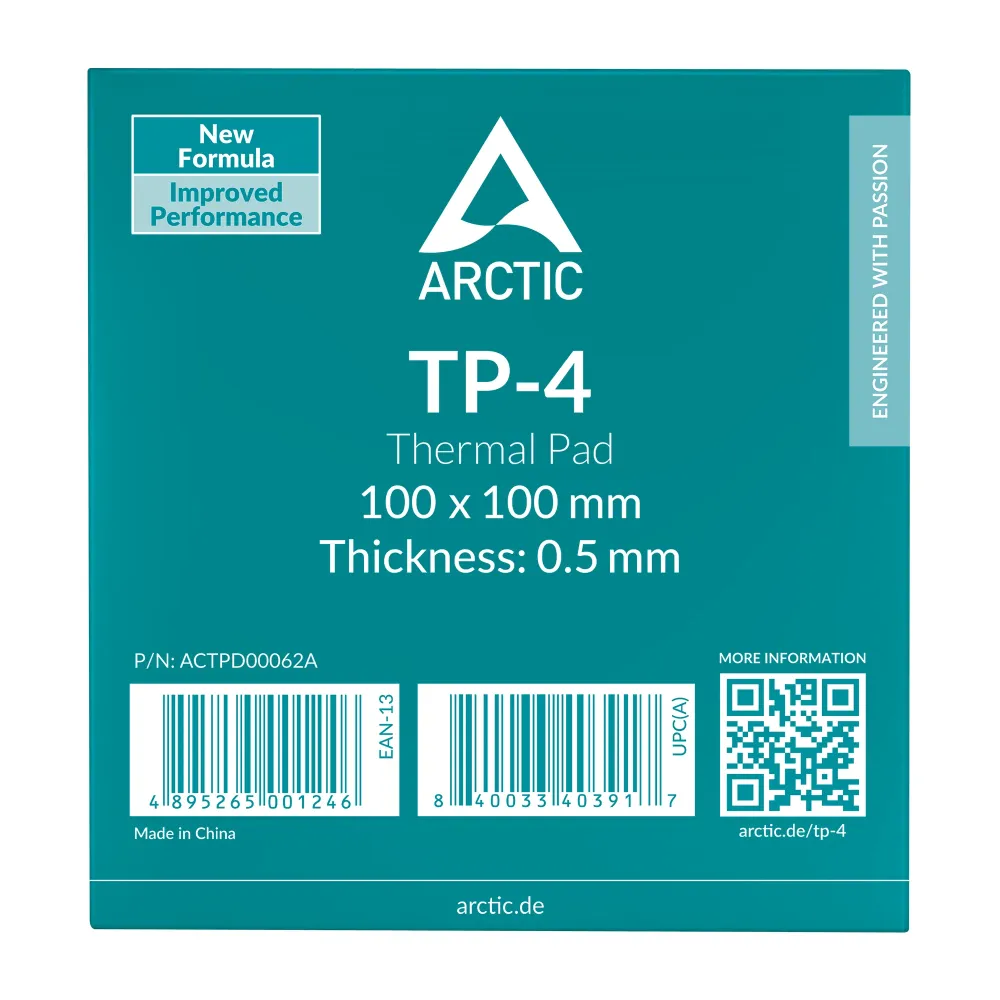 Термопроводящ пад ARCTIC TP-4 - 100x100x0.5 mm