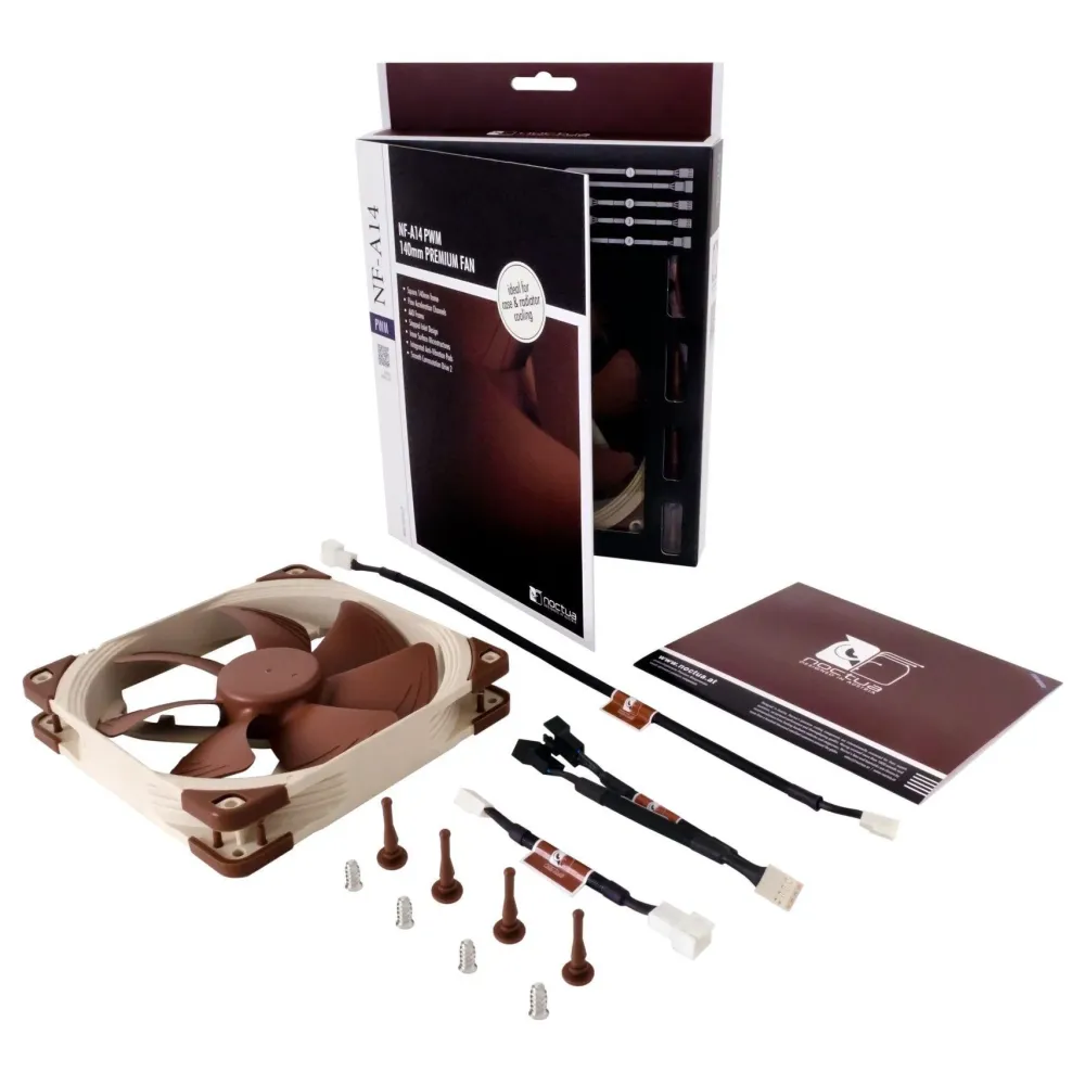 Вентилатор Noctua NF-A14 PWM, 140mm Вентилатор Noctua NF-A14 PWM, 140mm