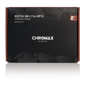 Noctua Mounting KIT LGA1700 - NM-i17xx-MP78-chromax.black, Air Tower Coolers - NH-U9S chromax.black, NH-U12S chromax.black