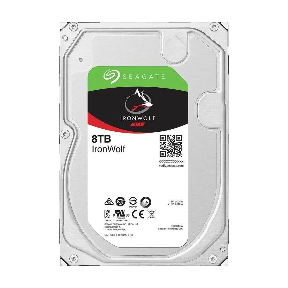 Хард диск SEAGATE IronWolf ST8000VN004, 8TB, 256MB Cache, SATA 6.0Gb/s
