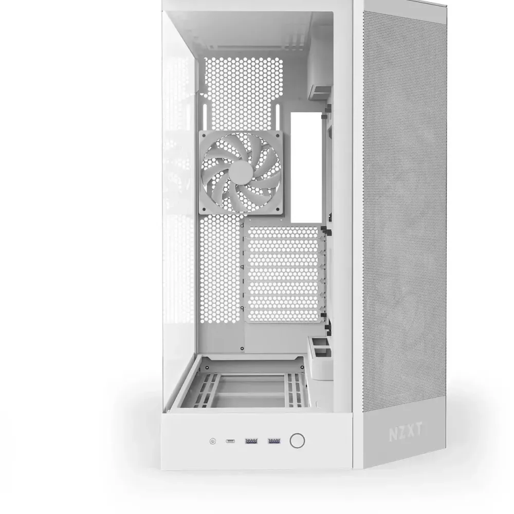 Кутия NZXT H9 Flow Dual-Chamber - White