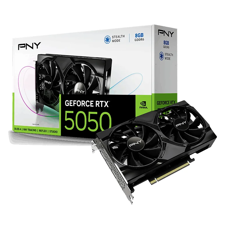 Видео карта PNY RTX 505 Dual Fan 8GB GDDR6 Видео карта PNY RTX 505 Dual Fan 8GB GDDR6