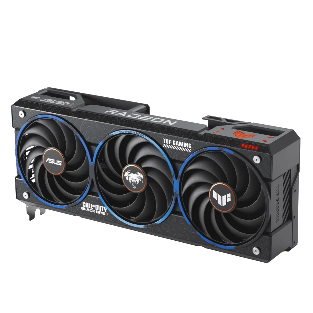 Видео карта ASUS TUF GAMING RADEON RX 9070 XT COD BO7 Speical Edition OC 16GB GDDR6 Видео карта ASUS TUF GAMING RADEON RX 9070 XT COD BO7 Speical Edition OC 16GB GDDR6