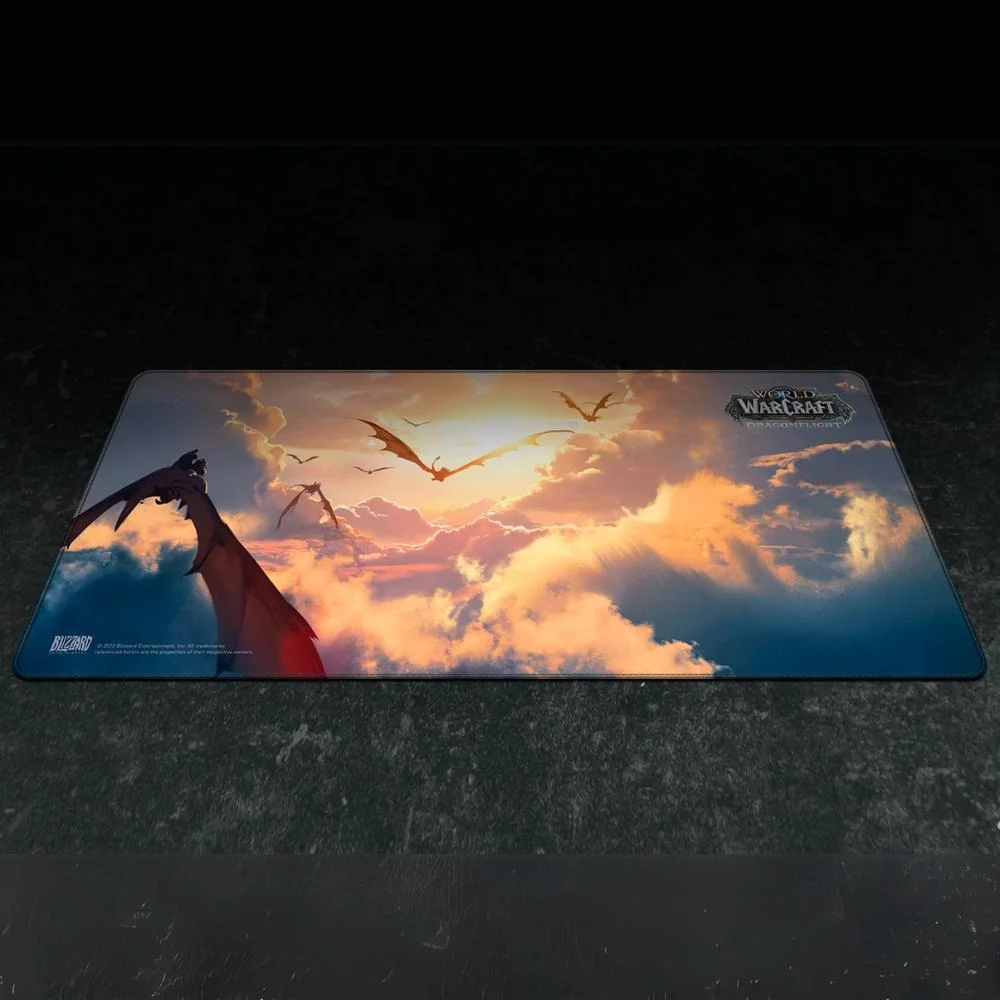 Геймърски пад World Of WarCraft Dragonflight - Clouds, XL