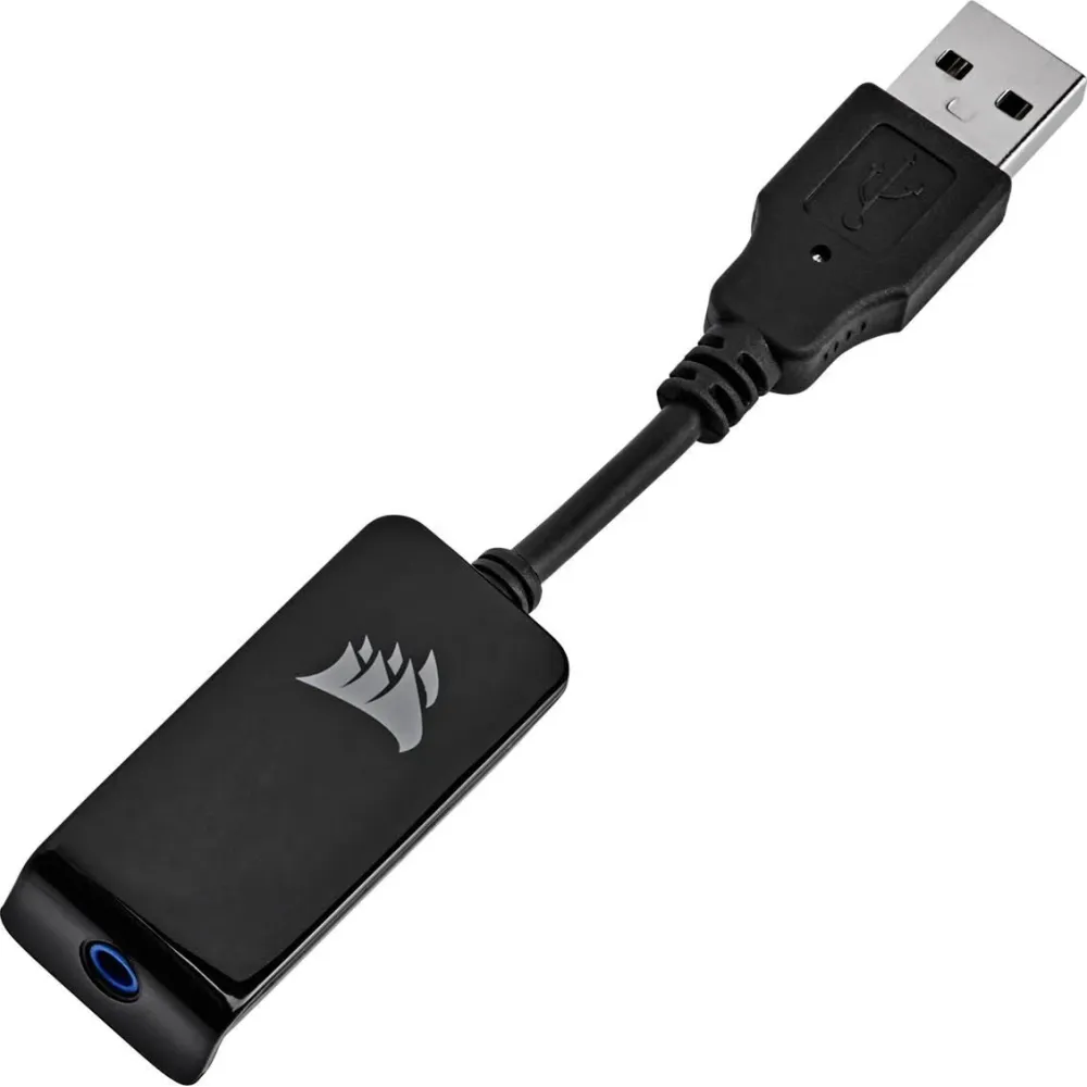 Геймърски слушалки с микрофон Corsair HS65 Carbon - Black
