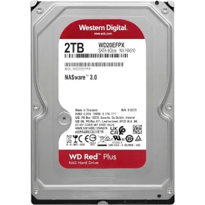 Хард диск WD Red PLUS NAS, 2TB, 5400rpm, 128MB, SATA 3 Хард диск WD Red PLUS NAS, 2TB, 5400rpm, 128MB, SATA 3